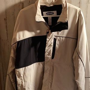 A vintage old navy thick windbreaker style jacket